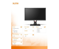 BenQ ZOWIE XL2730 czarny - 324517 - zdjęcie 6